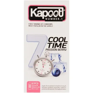 کاندوم کاپوت مدل 7Cool Time بسته 12 عددی