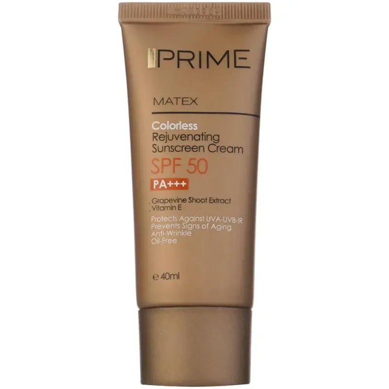 کرم ضد آفتاب پرایم بی رنگ SPF 50 مدل Matex