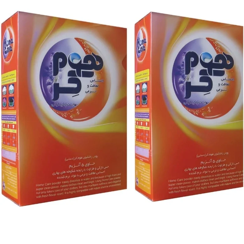 پودر دستی 5 آنزیم هوم کر وزن 500 گرم - بسته 2 عددی