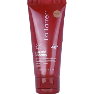 کرم ضد آفتاب لافارر برنز مناسب برای پوست چرب SPF 40
