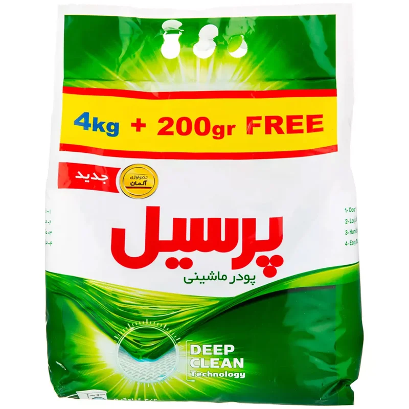 پودر لباسشویی ماشینی معمولی پرسیل وزن 4200 گرم