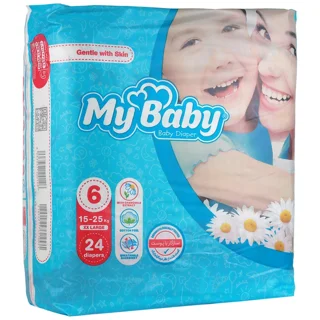 پوشک کامل خیلی خیلی بزرگ سایز 6 مای بیبی