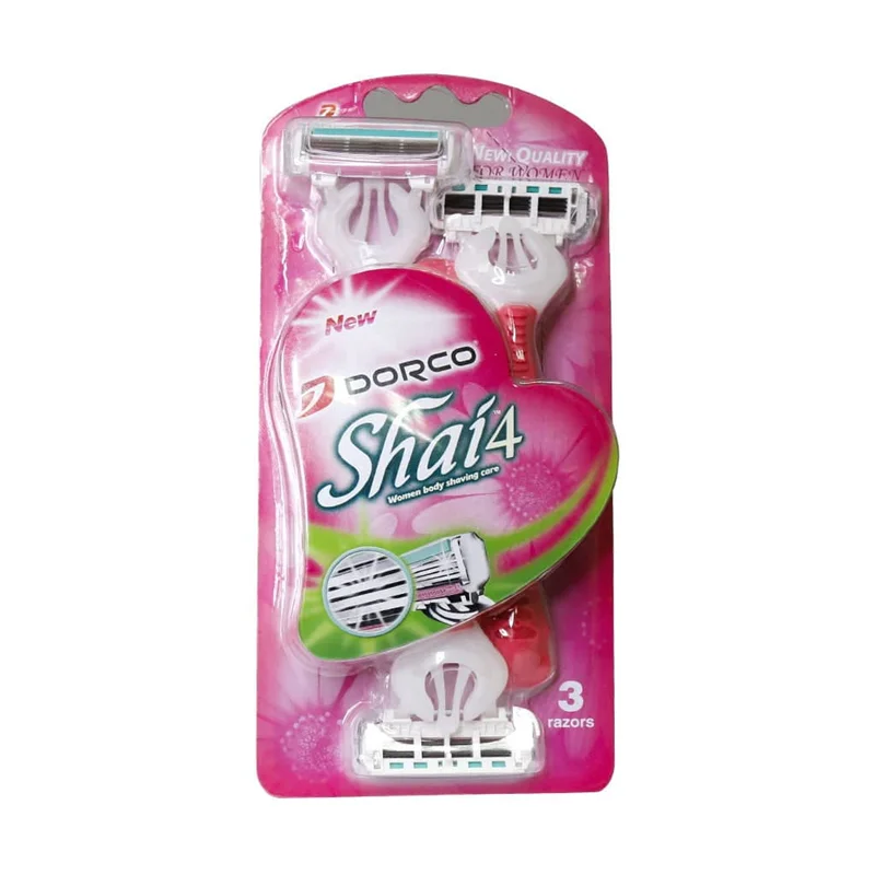 خودتراش زنانه دورکو مدل Shai 4 بسته 3 عددی