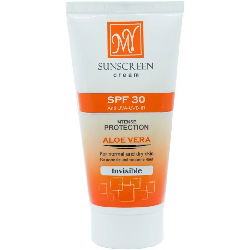 کرم ضد آفتاب مای بی رنگ و رنگی مناسب برای پوست نرمال و خشک SPF 30