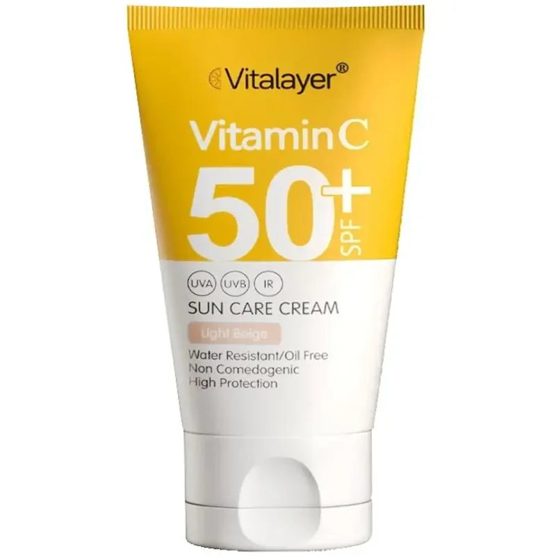کرم ضد آفتاب ویتالیر بژ روشن SPF 50