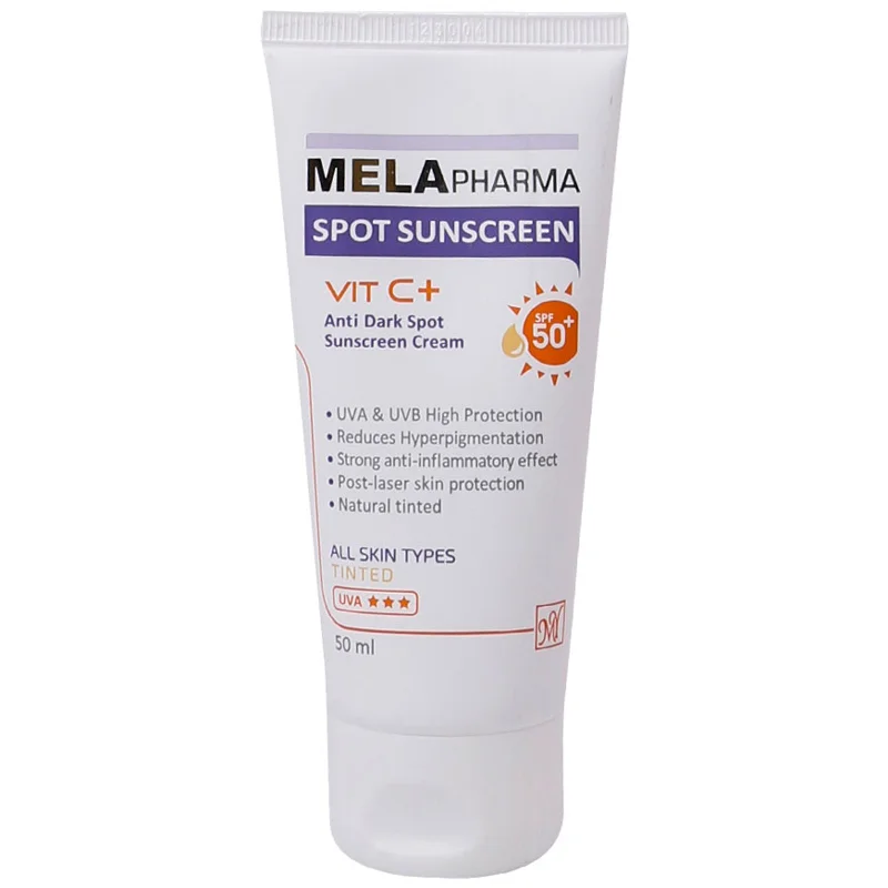کرم ضد آفتاب ضدلک رنگی مای SPF 50 مدل Mela Pharm ظرفیت 50 میلی لیتر