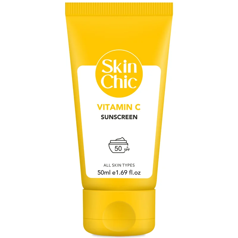 کرم ضد آفتاب اسکین شیک SPF50 حاوی ویتامین C