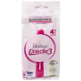 خودتراش شیک مدل Exacta3 بسته 4 عددی