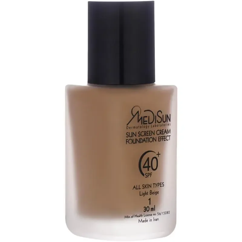 کرم ضد آفتاب مدیسان بژ روشن SPF 40