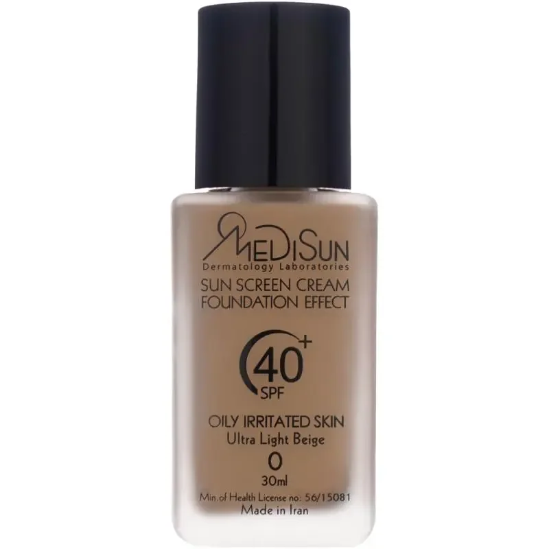 کرم ضد آفتاب مدیسان بژ خیلی روشن مناسب برای پوست چرب SPF 40