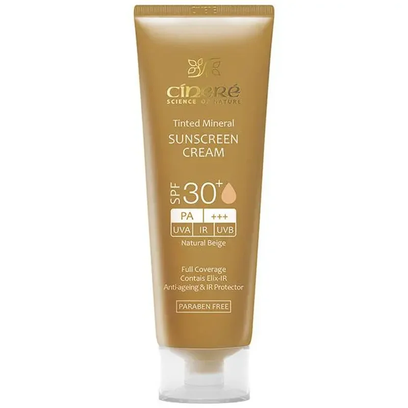 کرم ضد آفتاب سینره بژ طبیعی SPF 30 ظرفیت 50 میلی لیتر