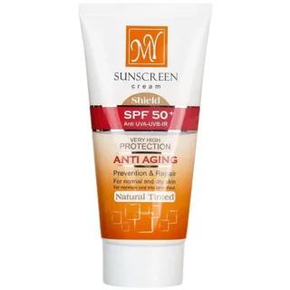 کرم ضد آفتاب مای رنگی طبیعی مناسب برای پوست نرمال و خشک SPF 50 مدل Anti Aging ظرفیت 50 میلی لیتر