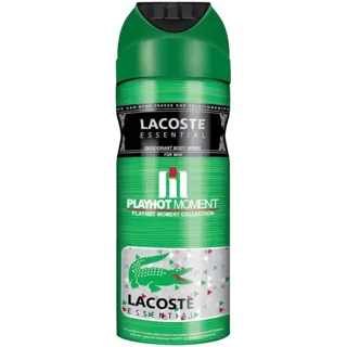 اسپری خوشبو کننده بدن مردانه پلی هات مومنت مدل Lacoste Essential