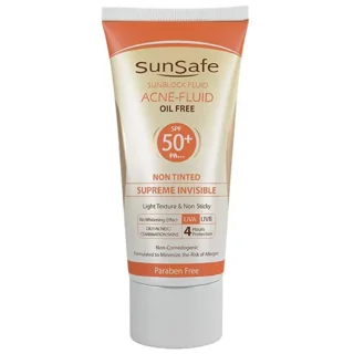 فلوئید ضدآفتاب سان سیف مناسب برای پوست چرب و مختلط SPF 50