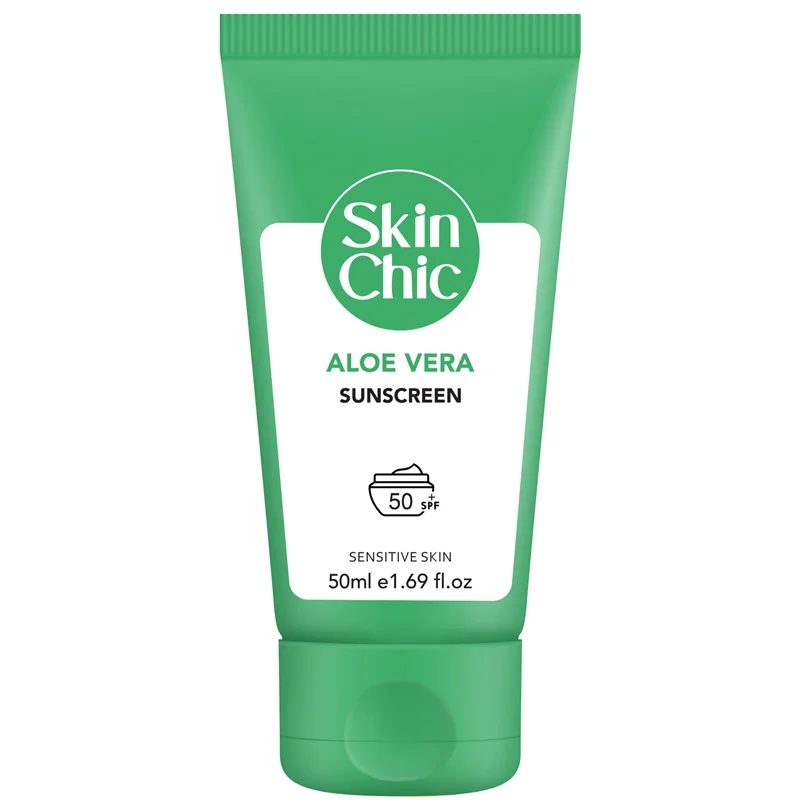 کرم ضد آفتاب اسکین شیک SPF50 مناسب پوست حساس
