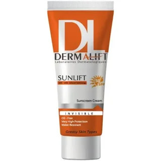 کرم ضد آفتاب درمالیفت مناسب برای پوست چرب SPF 50