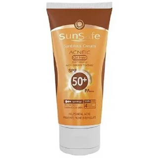 کرم ضد آفتاب سان سیف مناسب برای پوست چرب و مستعد آکنه SPF 50