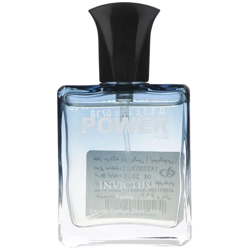 عطر جیبی مردانه پاور پالس مدل Invictus