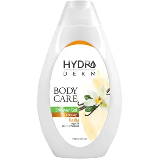 شامپو بدن کرمی حاوی رایحه وانیل و آرگان هیدرودرم