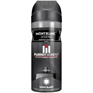 اسپری خوشبو کننده بدن مردانه پلی هات مومنت مدل Mont Blanc Legend