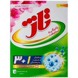 پودر لباسشویی ماشینی تاژ حاوی رایحه شکوفه بهاری