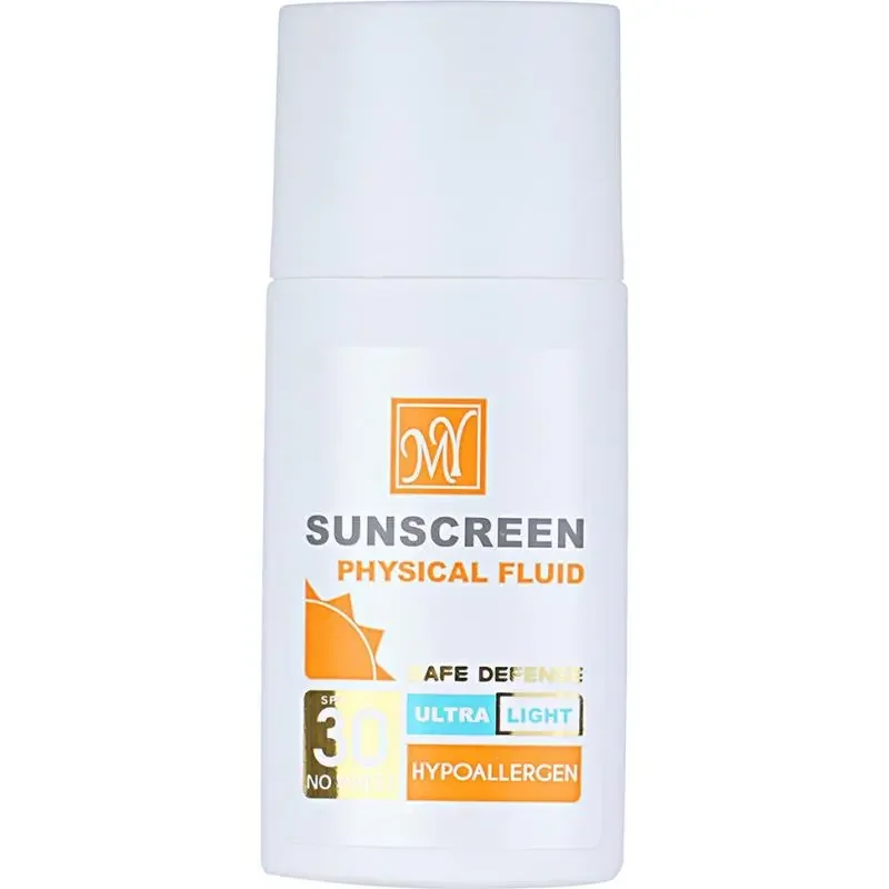 فلوئید ضدآفتاب مای بی رنگ SPF 30 مدل Physical ظرفیت 50 میلی لیتر