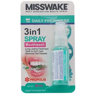 اسپری دهان شویه خوشبو کننده میسویک حاوی عصاره پروپولیس