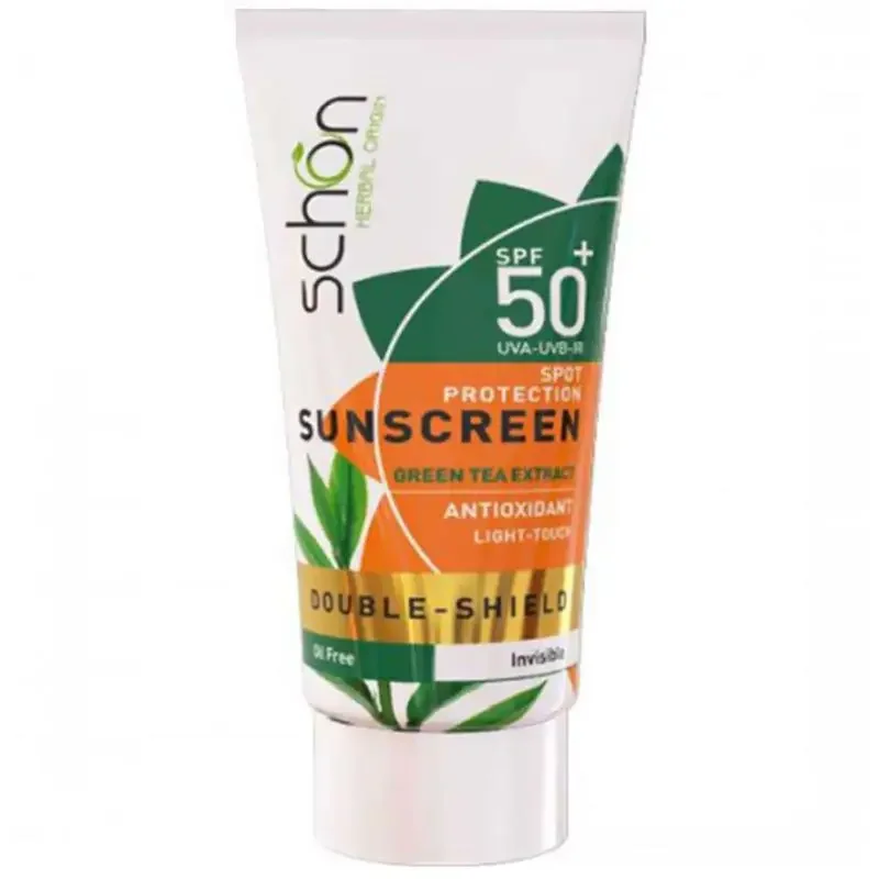 کرم ضد آفتاب شون بی رنگ SPF 50 مدل Double Shield