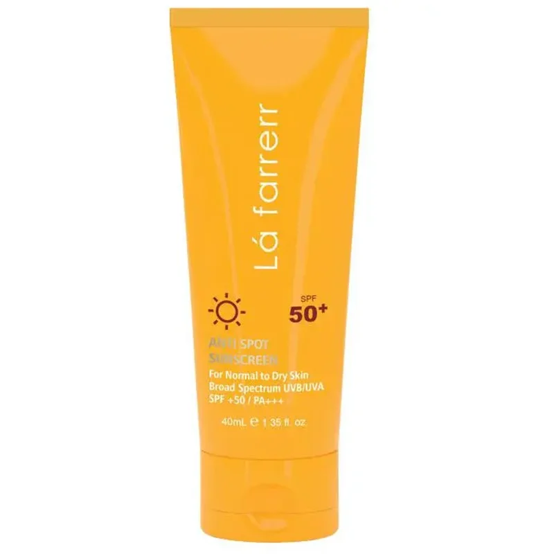 کرم ضد آفتاب لافارر مناسب برای پوست خشک SPF 50