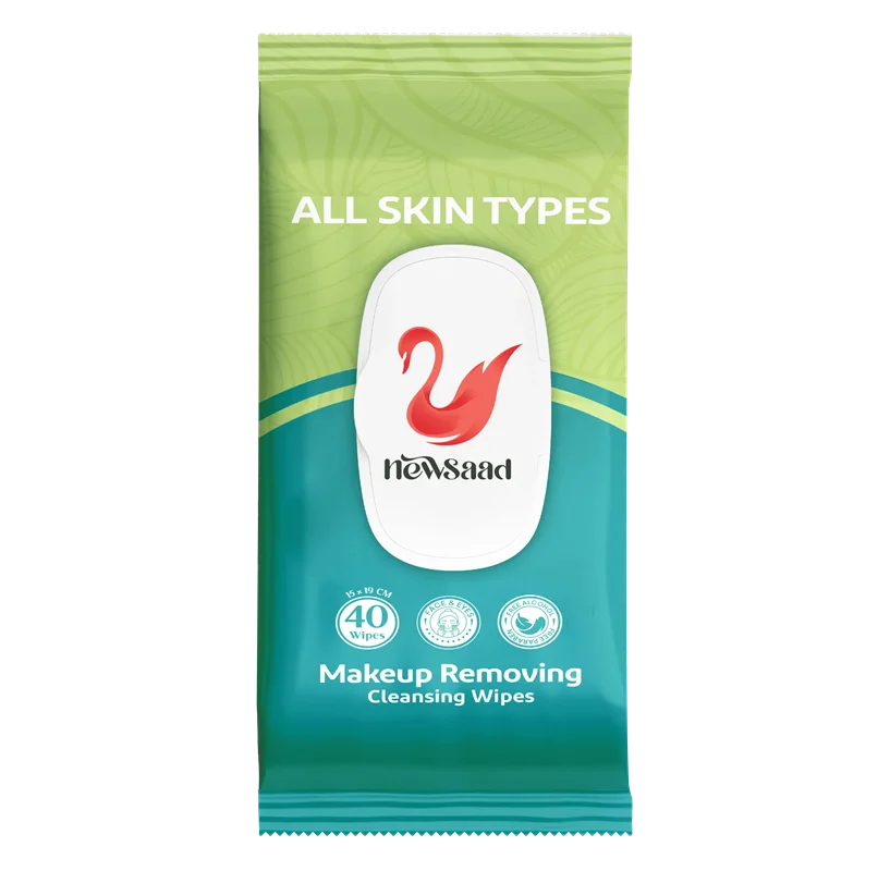 دستمال آرایش پاک کن آبرسان و جوان ساز ۴۰ برگی All Skin نیوساد