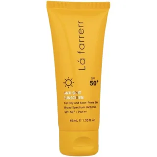 کرم ضد آفتاب لافارر مناسب برای پوست چرب SPF 50
