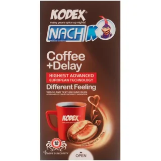 کاندوم کدکس مدل Coffee +Delay بسته 12 عددی