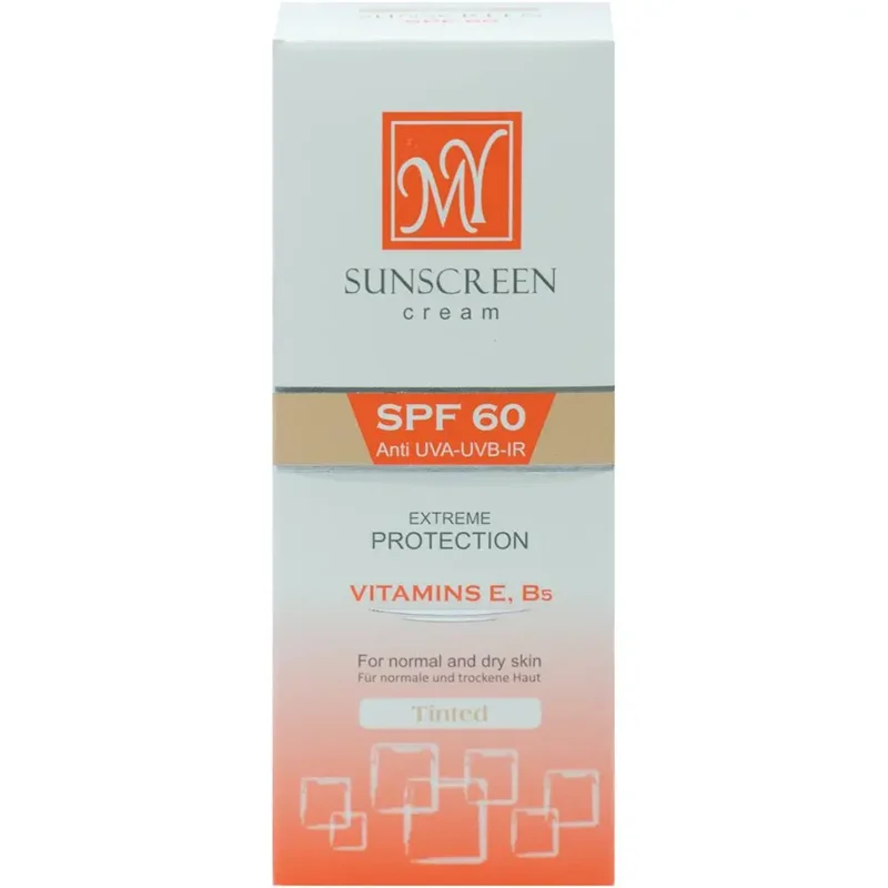 کرم ضد آفتاب مای رنگی مناسب برای پوست نرمال و خشک SPF 60