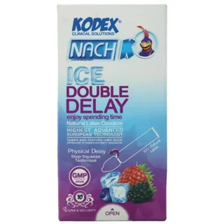 کاندوم کدکس مدل Ice Double Delay بسته 10 عددی