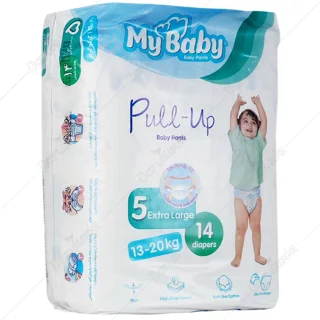 پوشک شورتی بچه پول آپ خیلی بزرگ مای بیبی سایز 5