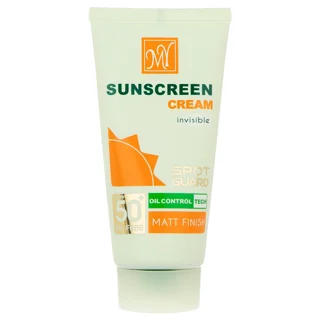 کرم ضد آفتاب مات بی رنگ مای SPF 50 مناسب پوست چرب مدل Spot Guard