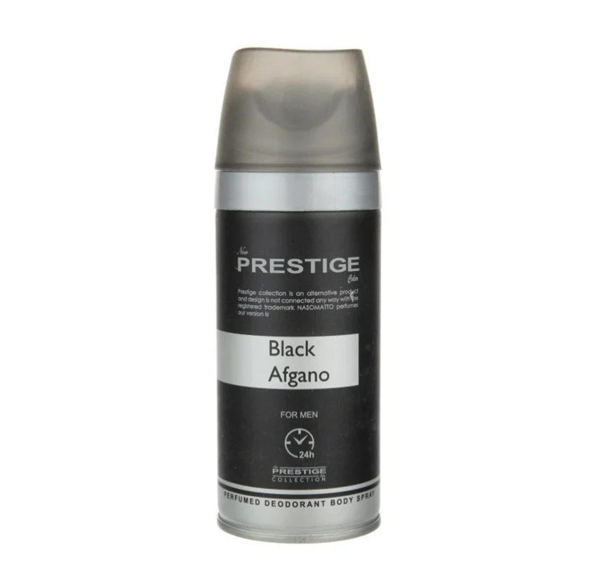 اسپری بدن 150 میل پرستیژ BLACK AFGANO