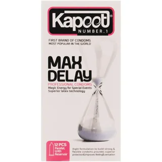 کاندوم کاپوت مدل Max Delay بسته 12 عددی