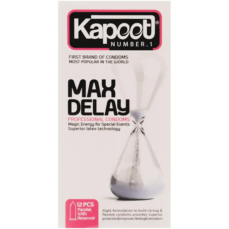 کاندوم کاپوت مدل Max Delay بسته 12 عددی