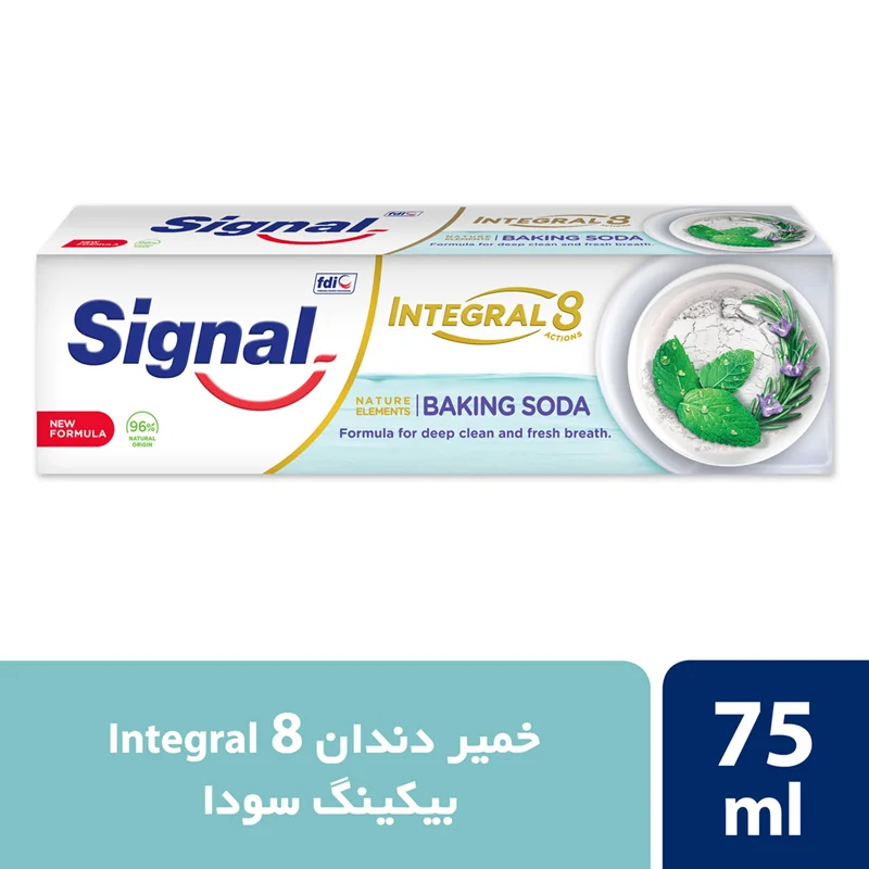 خمیر دندان حاوی جوش شیرین سیگنال