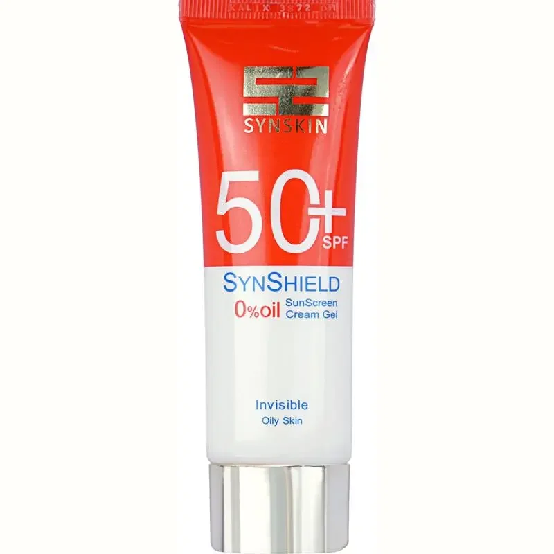 کرم ژل ضد آفتاب ساین اسکین بی رنگ مناسب برای پوست چرب SPF 50