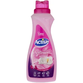 مایع نرم کننده لباس و حوله صورتی اکتیو مدل Ultra Softening