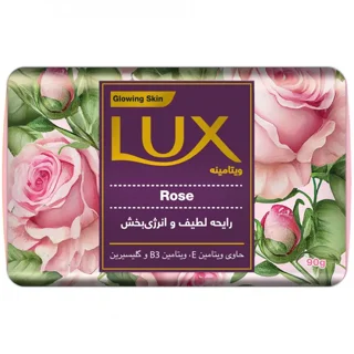 صابون لوکس حاوی عصاره رز فرانسوی وزن 90 گرم