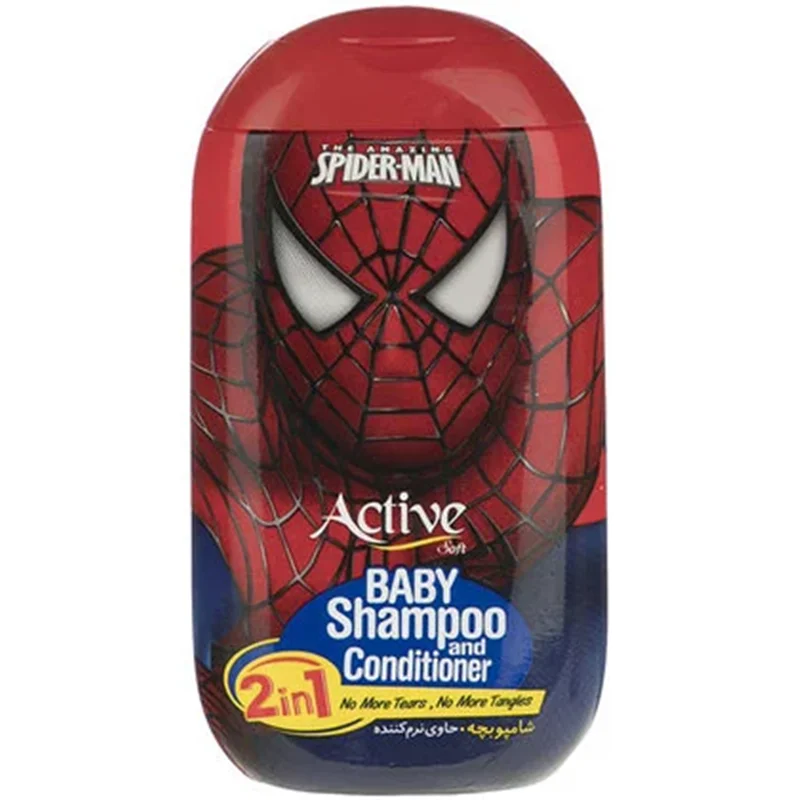 شامپو مو کودک اکتیو مدل Spider Man