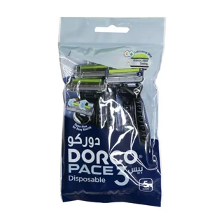 خودتراش مردانه دورکو مدل Pace 3 بسته 5 عددی