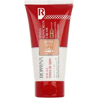 کرم ضد آفتاب رومینا بژ رز SPF 90
