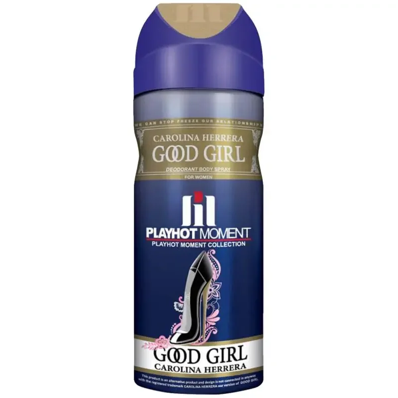 اسپری خوشبو کننده بدن زنانه پلی هات مومنت مدل Good Girl