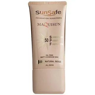کرم ضد آفتاب سان سیف بژ طبیعی SPF 50 مدل N20