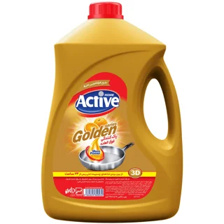 مایع ظرفشویی اکتیو حاوی رایحه پرتقال مدل Golden وزن 3500 گرم