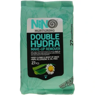 دستمال مرطوب نینو مدل Double Hydra بسته 27 عددی